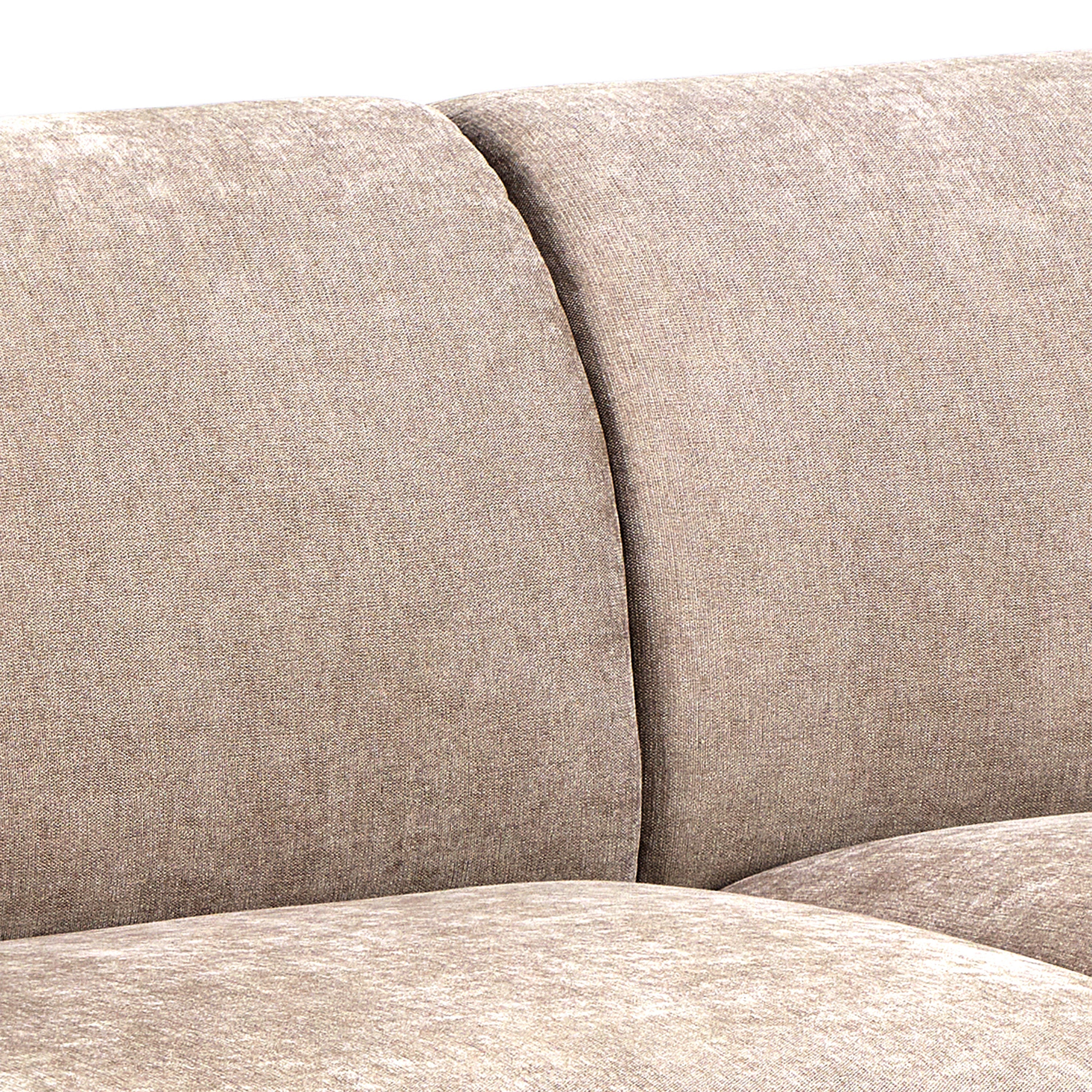 Westham 3 Seater Sofa in Fay Beige Fabric – FTG, view 11