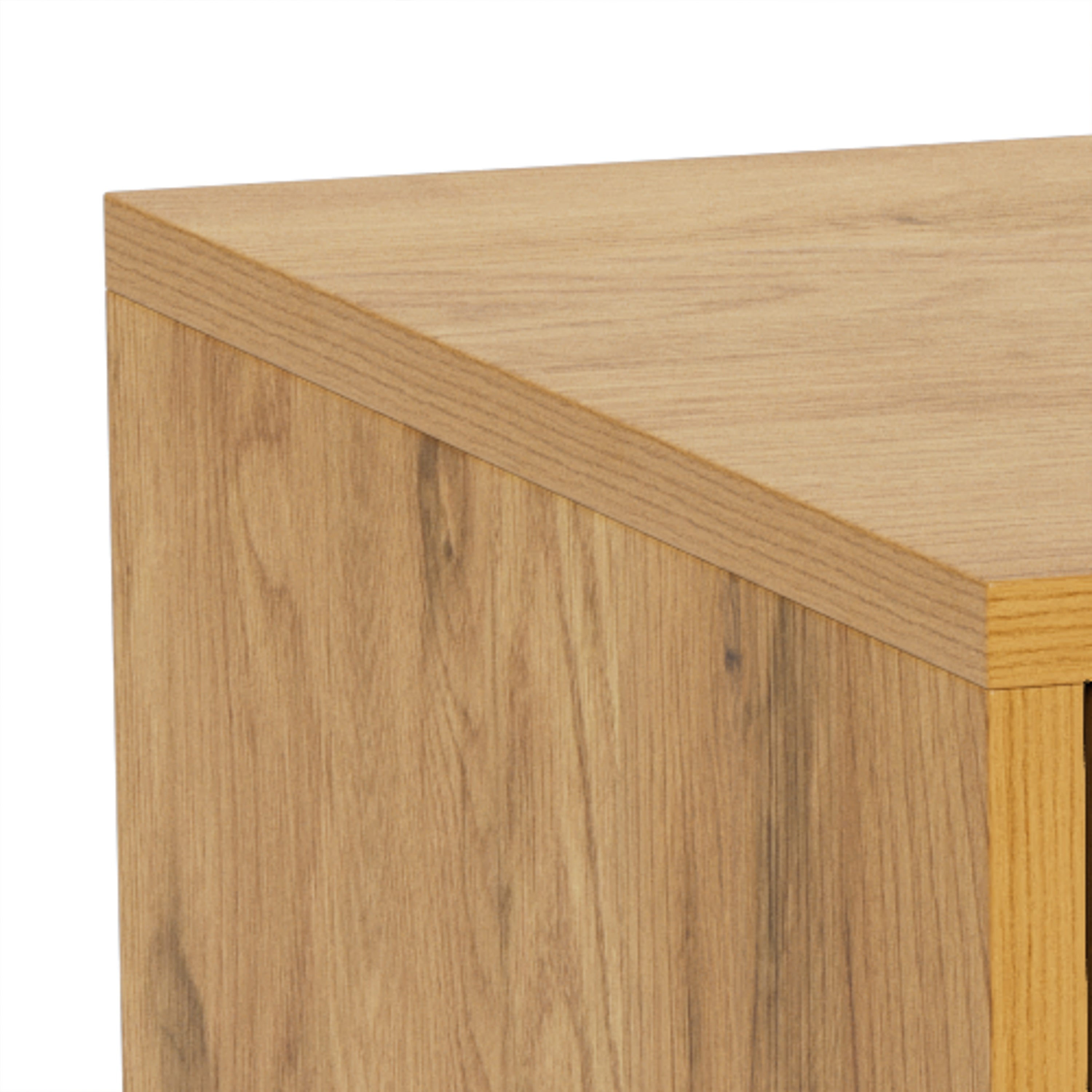 Palmdale Bedside Table with 2 Drawers in Wild Oak