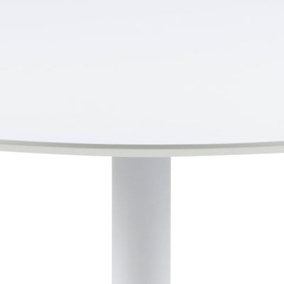 Ibiza Round Dining Table with White Top and White Base – FTG, view 5