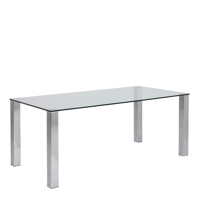 Kante Dining Table with Glass Top – FTG