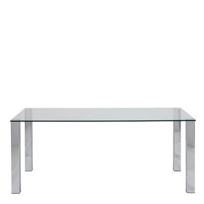 Kante Dining Table with Glass Top – FTG, view 2