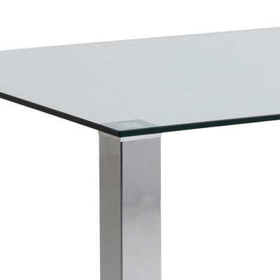 Kante Dining Table with Glass Top – FTG, view 4