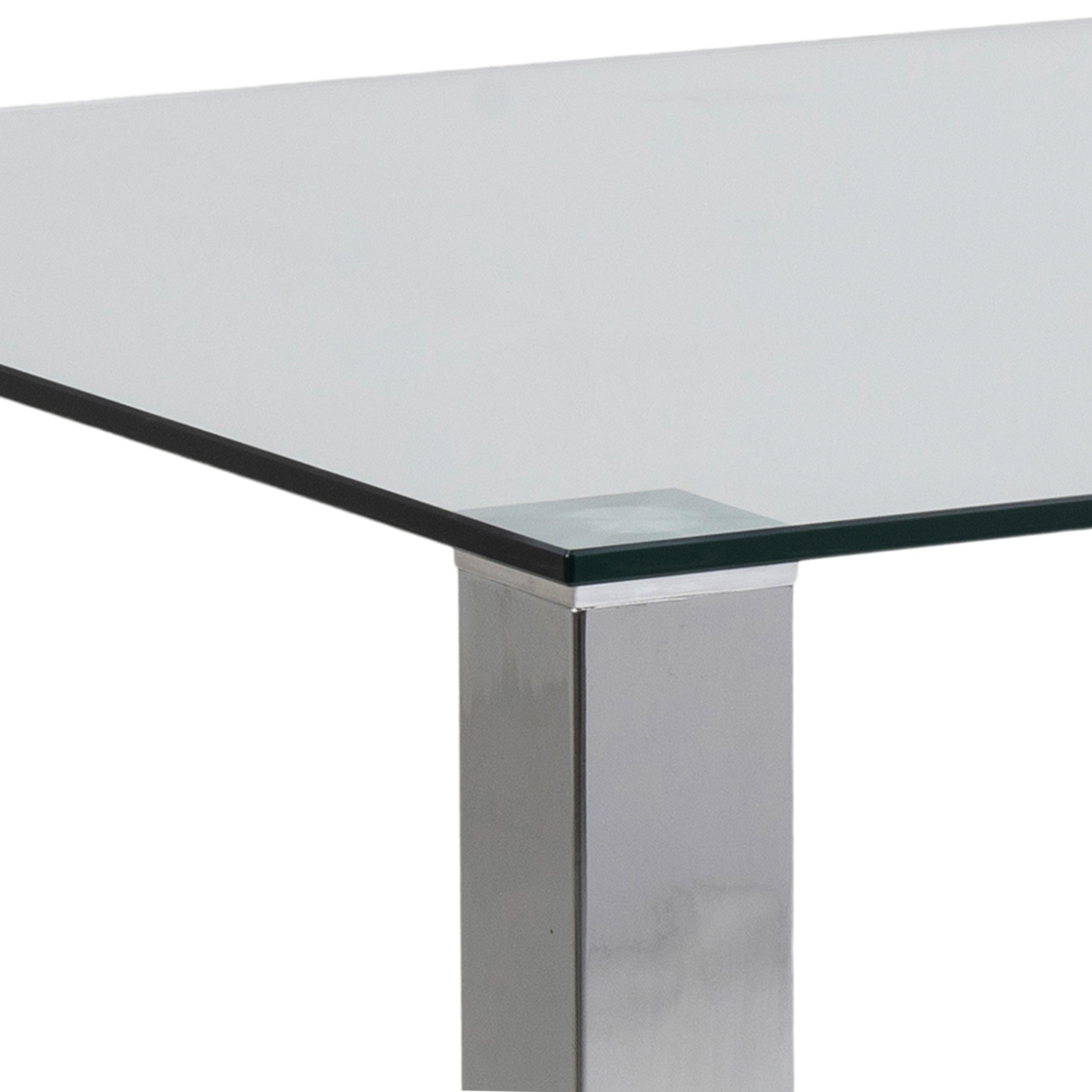 Kante Dining Table with Glass Top – FTG, view 7