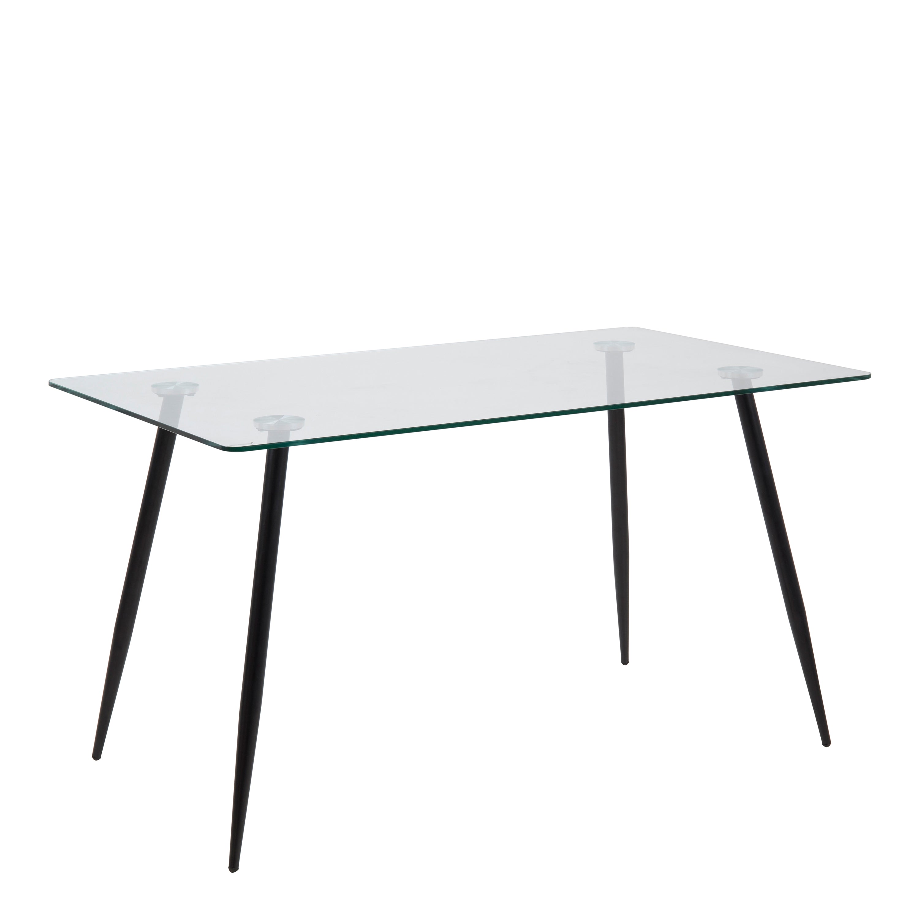 Wilma Dining Table with Glass Top – FTG