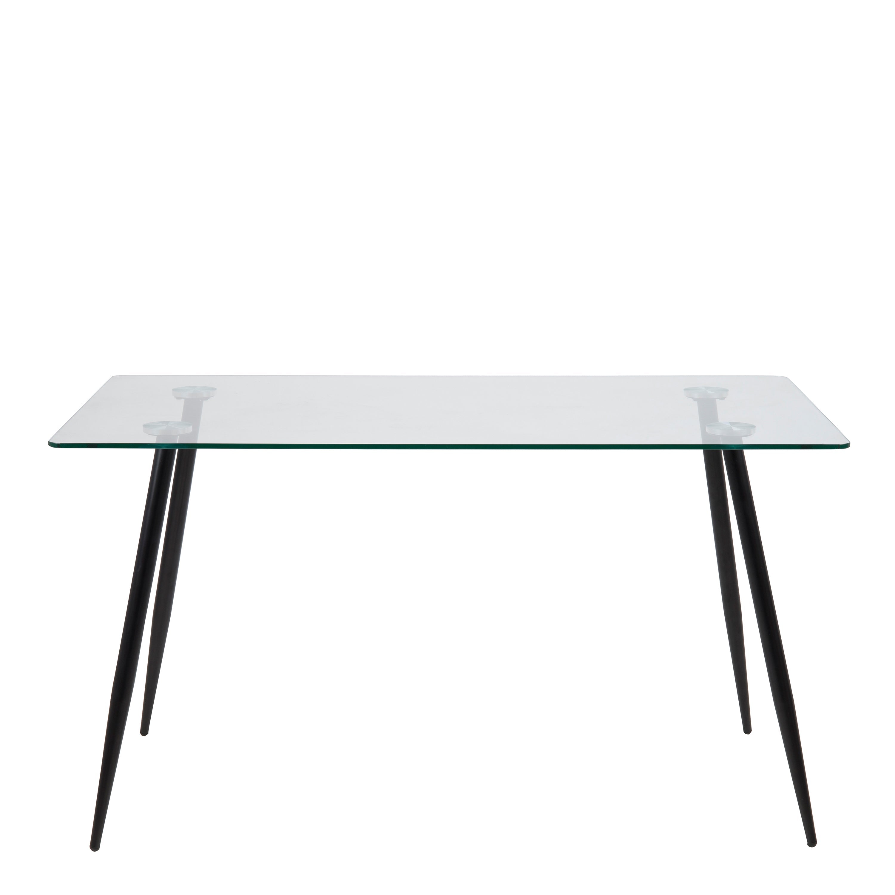 Wilma Dining Table with Glass Top – FTG, view 2