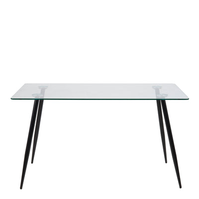 Wilma Dining Table with Glass Top – FTG, view 2