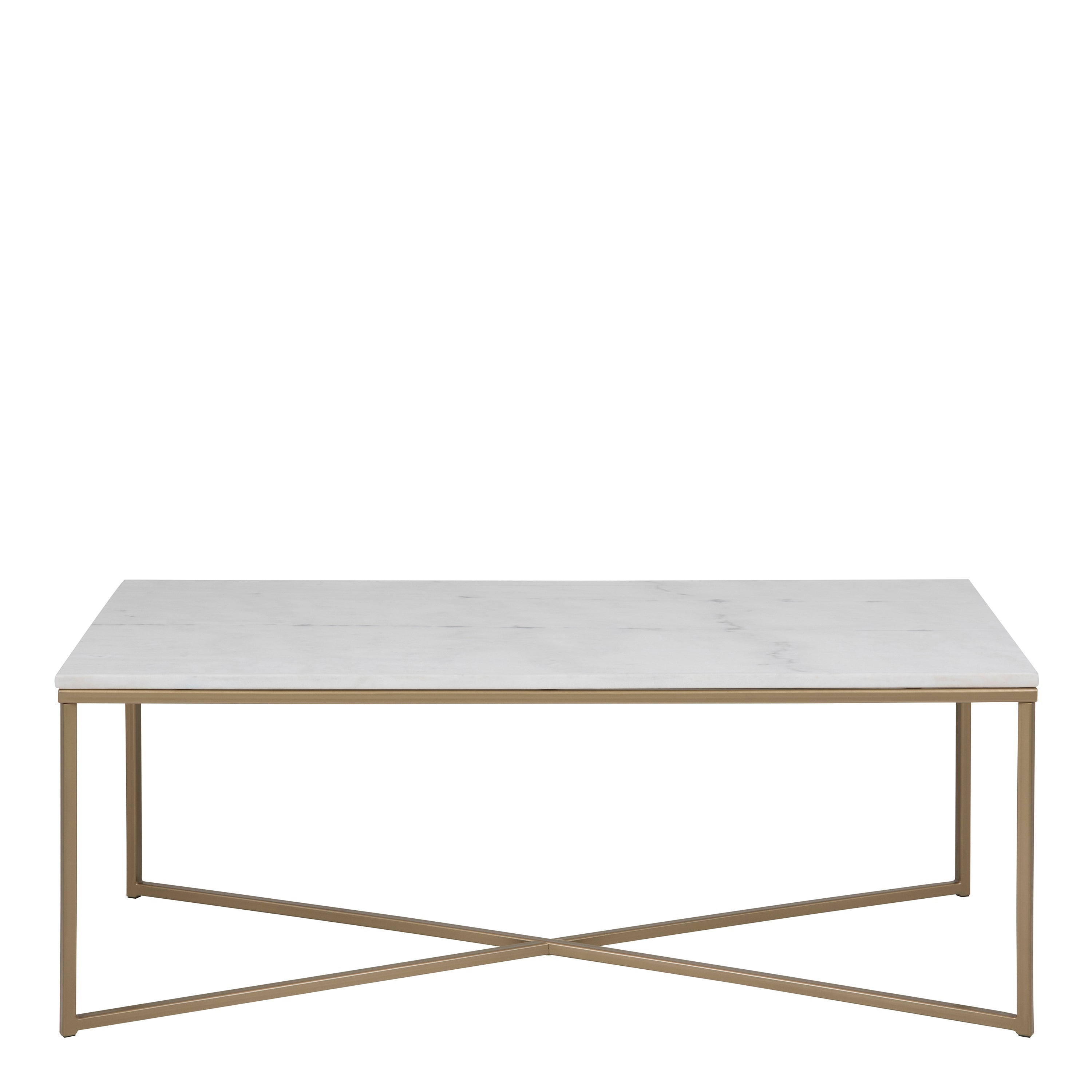 Alisma Coffee Table with White Marble Top – FTG, view 2