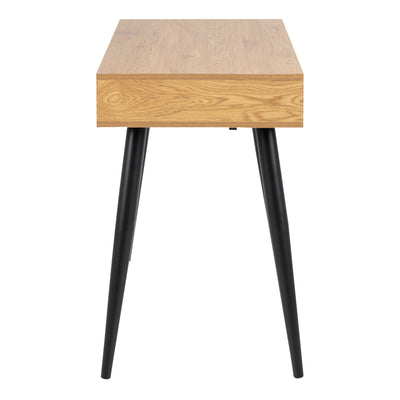 Neptun 3 Drawer Office Desk in Oak – FTG, view 3