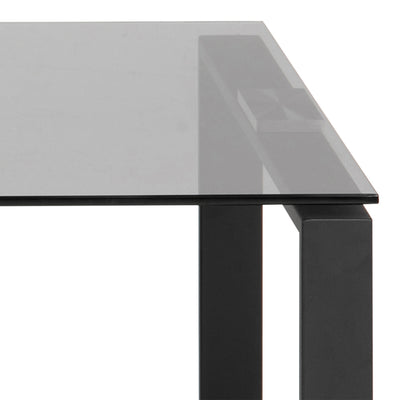 Katrine Coffee Table Set with Smoked Glass Top – FTG, view 4
