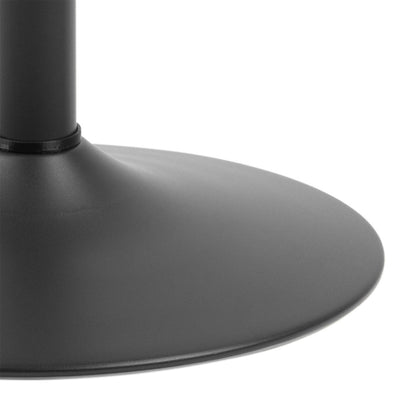 Ibiza Tall Round Bar Table with Black Ash Top and Matt Black Base – FTG, view 8
