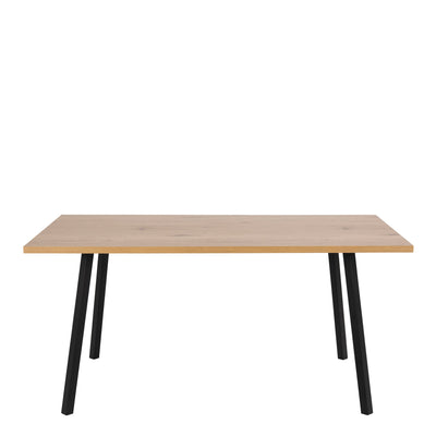 Cenny Dining Table in Oak & Black – FTG, view 2