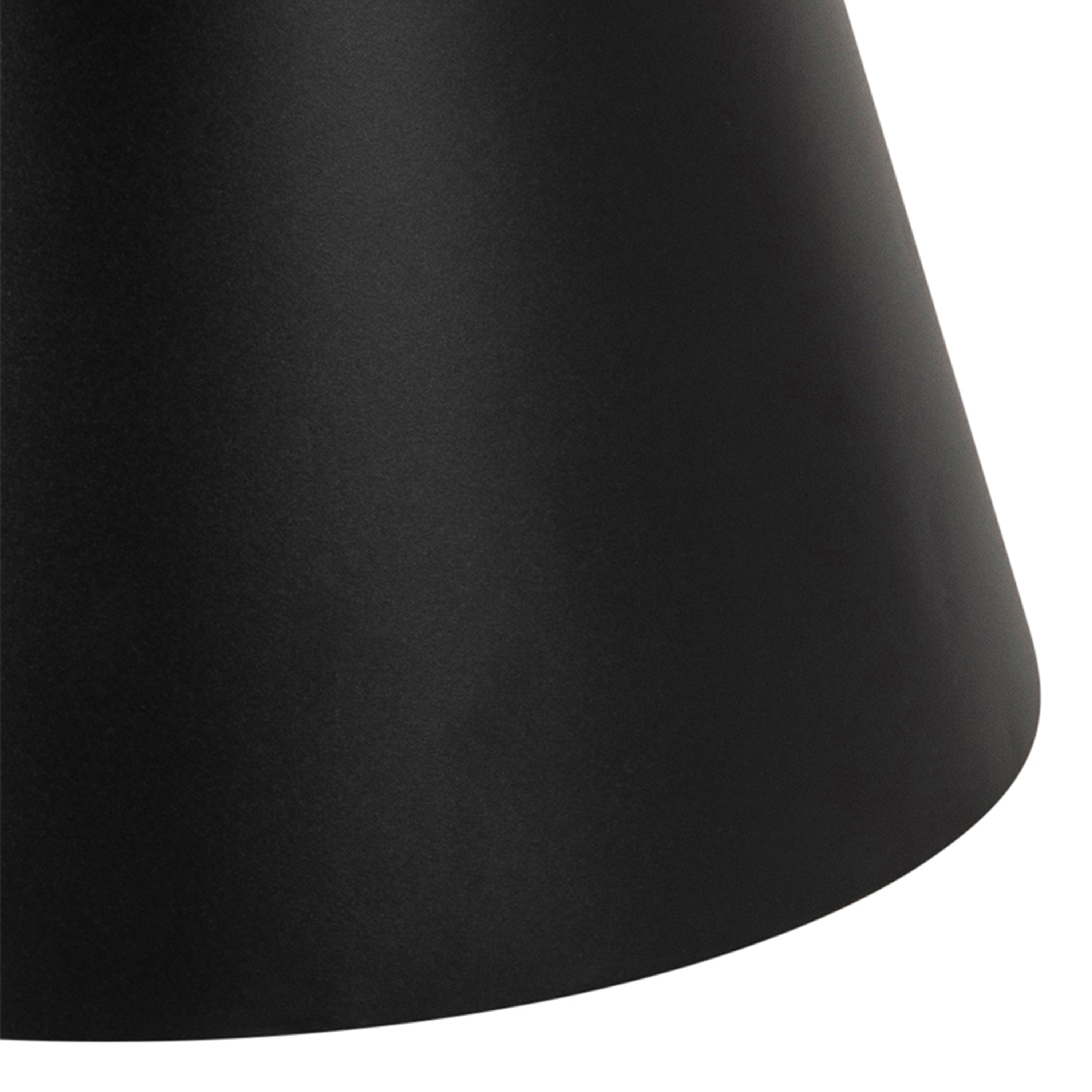 Soli Round Ceramic Coffee Table in Black 45,7x45cm – FTG, view 7