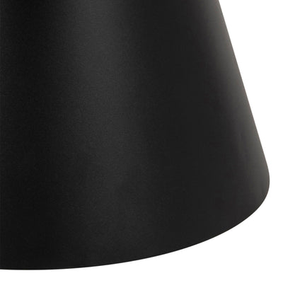 Soli Round Ceramic Coffee Table in Black 65.7x40cm – FTG, view 7