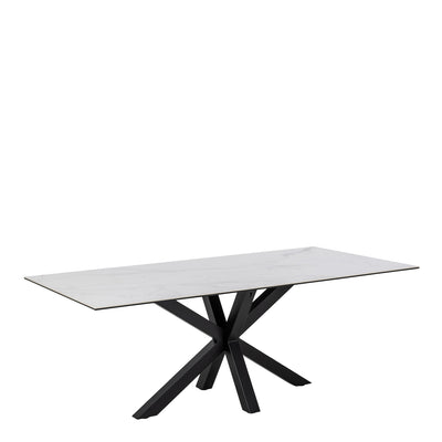 Heaven Dining Table with Ceramic White Top 200cm – FTG