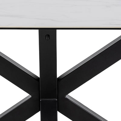 Heaven Dining Table with Ceramic White Top 200cm – FTG, view 7