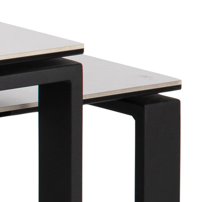 Katrine Coffee Table Set with White Ceramic Akranes Top – FTG, view 7