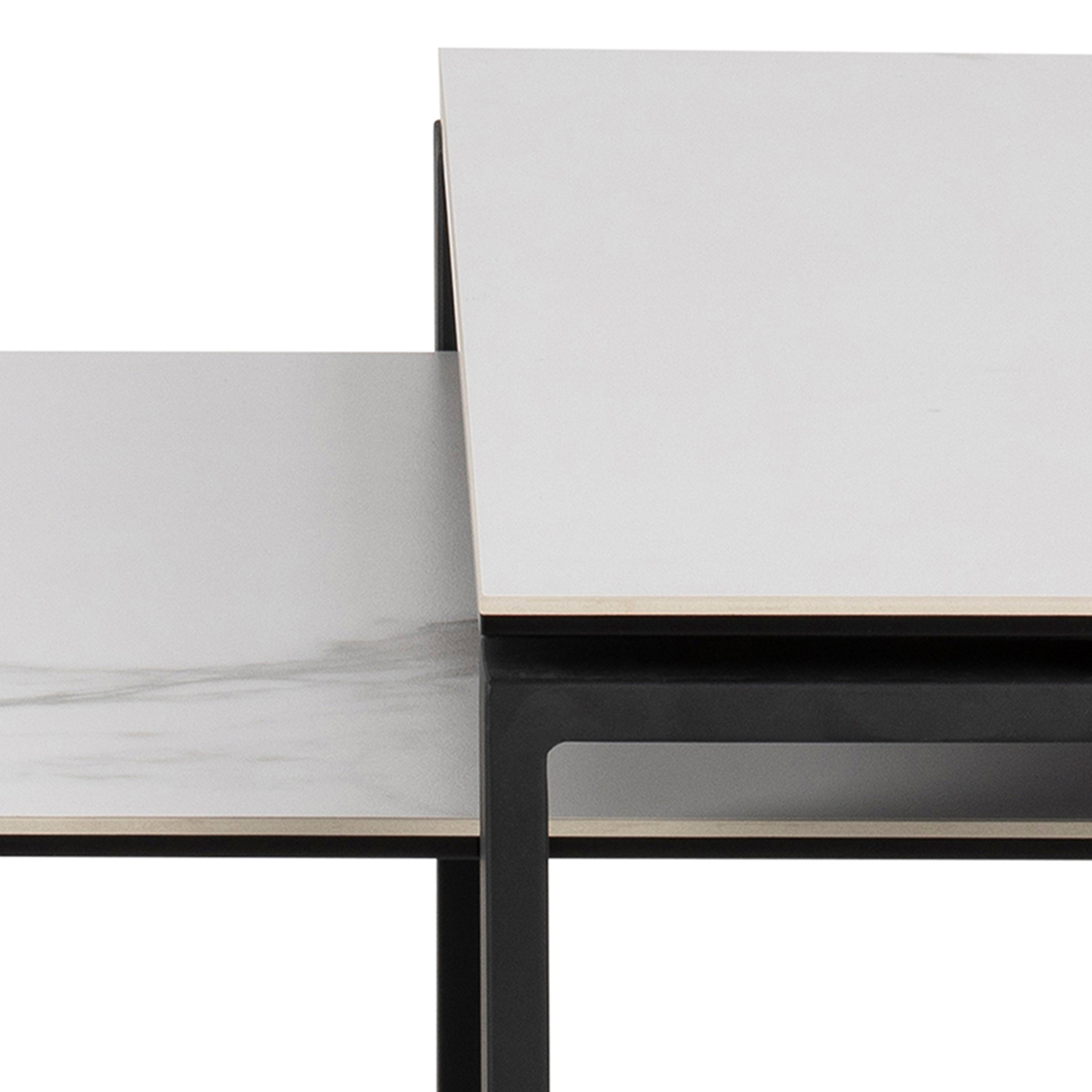Katrine Coffee Table Set with White Ceramic Akranes Top – FTG, view 8