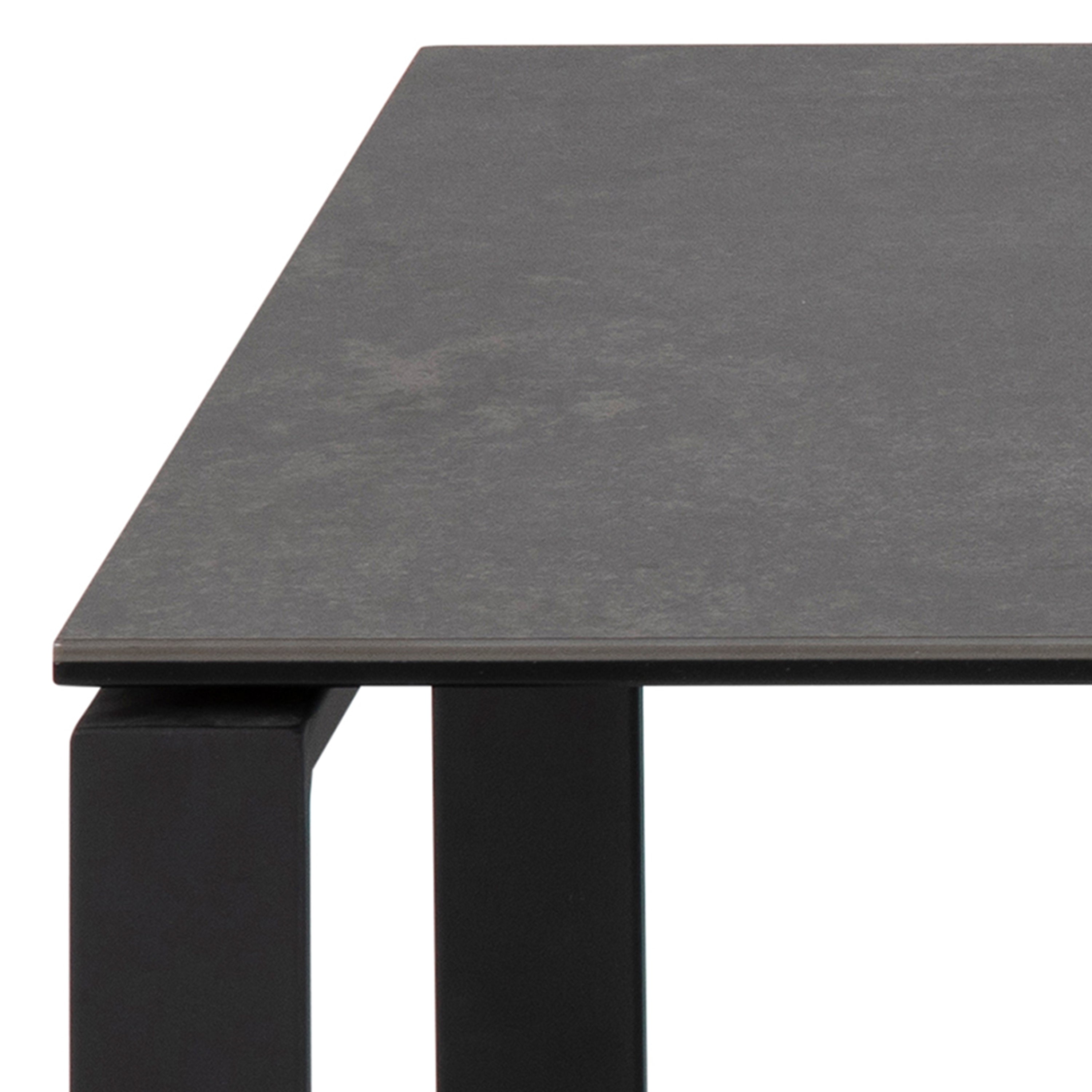 Katrine Ceramic Coffee Table Set in Black – FTG, view 5