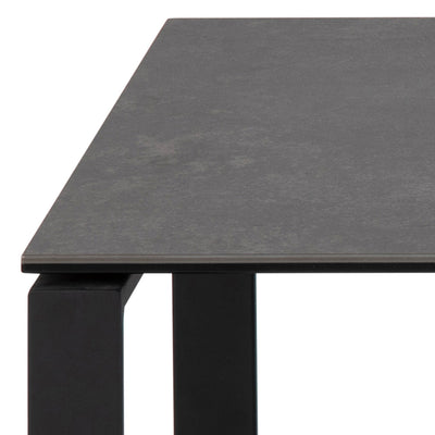 Katrine Ceramic Coffee Table Set in Black – FTG, view 5