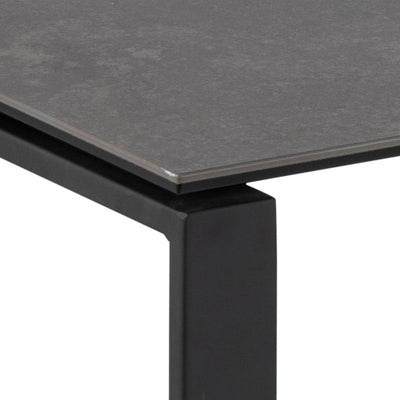 Katrine Ceramic Coffee Table Set in Black – FTG, view 6