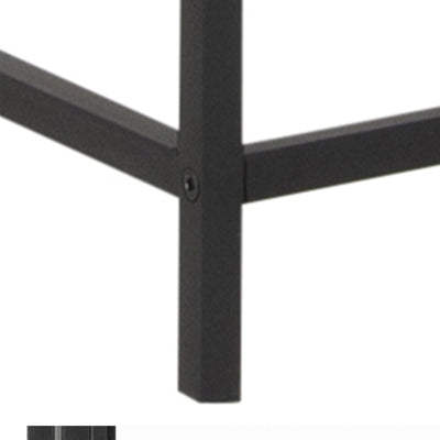 Seaford Tall Black Metal 2 Door Display Cabinet – FTG, view 6