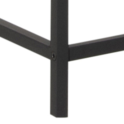 Seaford Tall Black Metal 2 Door Display Cabinet – FTG, view 8