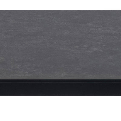 Brentford Matt Black Ceramic Dining Table – FTG, view 6