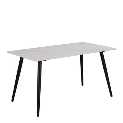 Wicklow Ceramic Dining Table in White – FTG