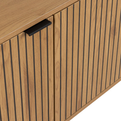 Jaipur Sideboard with  2 Doors and 1 Drawer in Wild Oak – FTG, view 8
