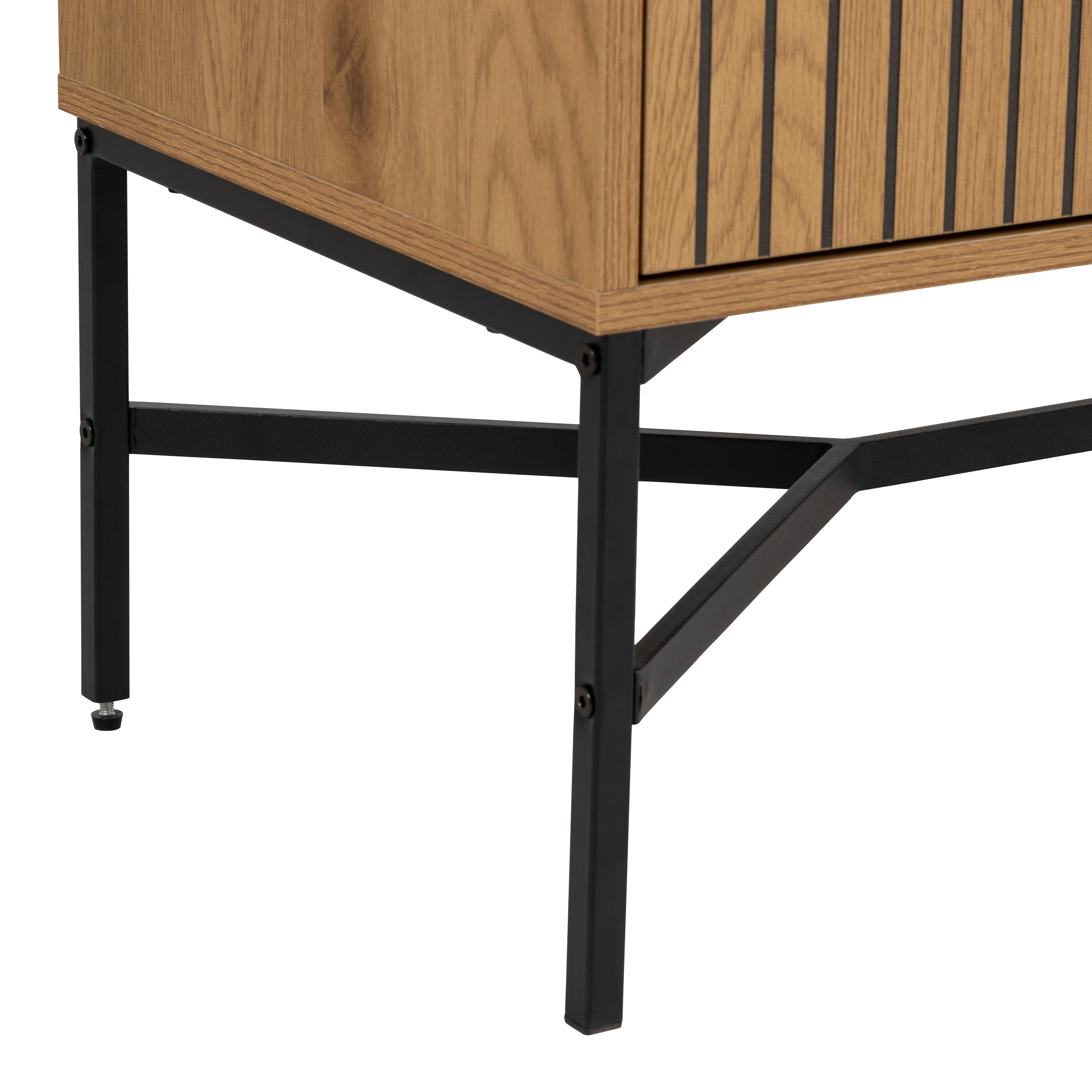 Jaipur Sideboard with  2 Doors and 1 Drawer in Wild Oak – FTG, view 9
