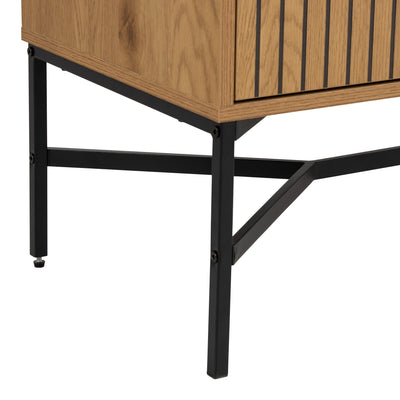 Jaipur Sideboard with  2 Doors and 1 Drawer in Wild Oak – FTG, view 9