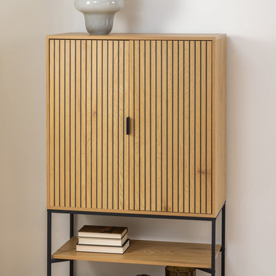 Jaipur Cabinet with 2 Doors in Wild Oak – FTG, view 7