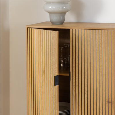 Jaipur Cabinet with 2 Doors in Wild Oak – FTG, view 8
