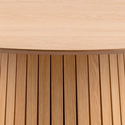 Christo Round Dining Table in Oak – FTG, view 4
