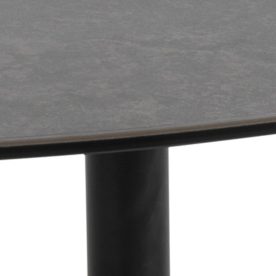 Barnsley Black Ceramic Coffee Table 100x95x41 cm – FTG, view 7