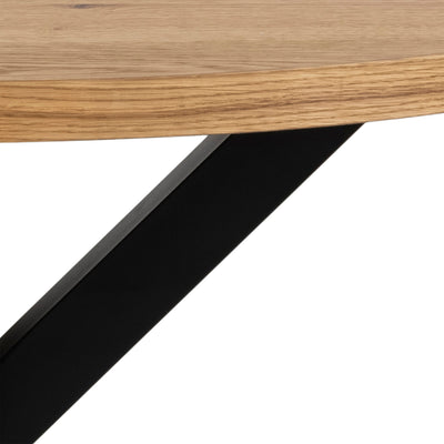 Heaven Dining Table in Oak with Black Legs – FTG, view 5