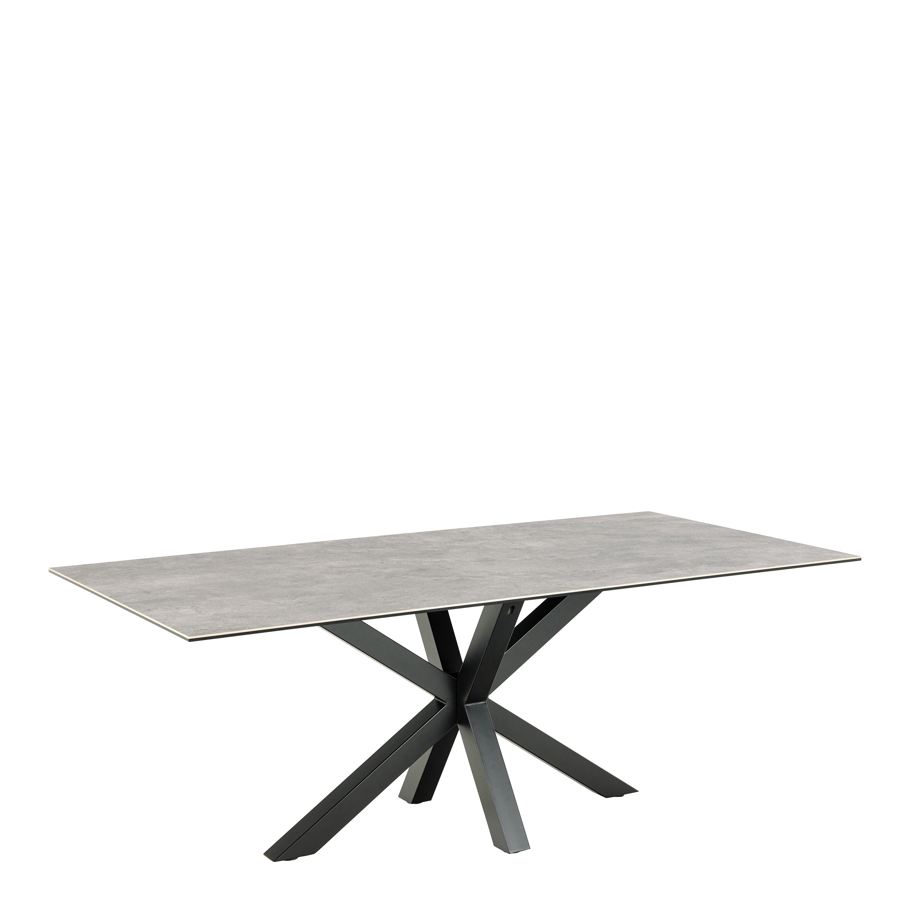 Heaven Dining Table with Ceramic Grey Top 200cm – FTG
