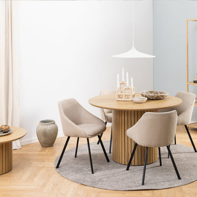 Yale Dining Table in Oak – FTG, view 4