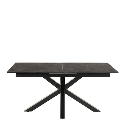 Heaven Extendable Dining Table with Ceramic Black Top 168cm – FTG, view 2