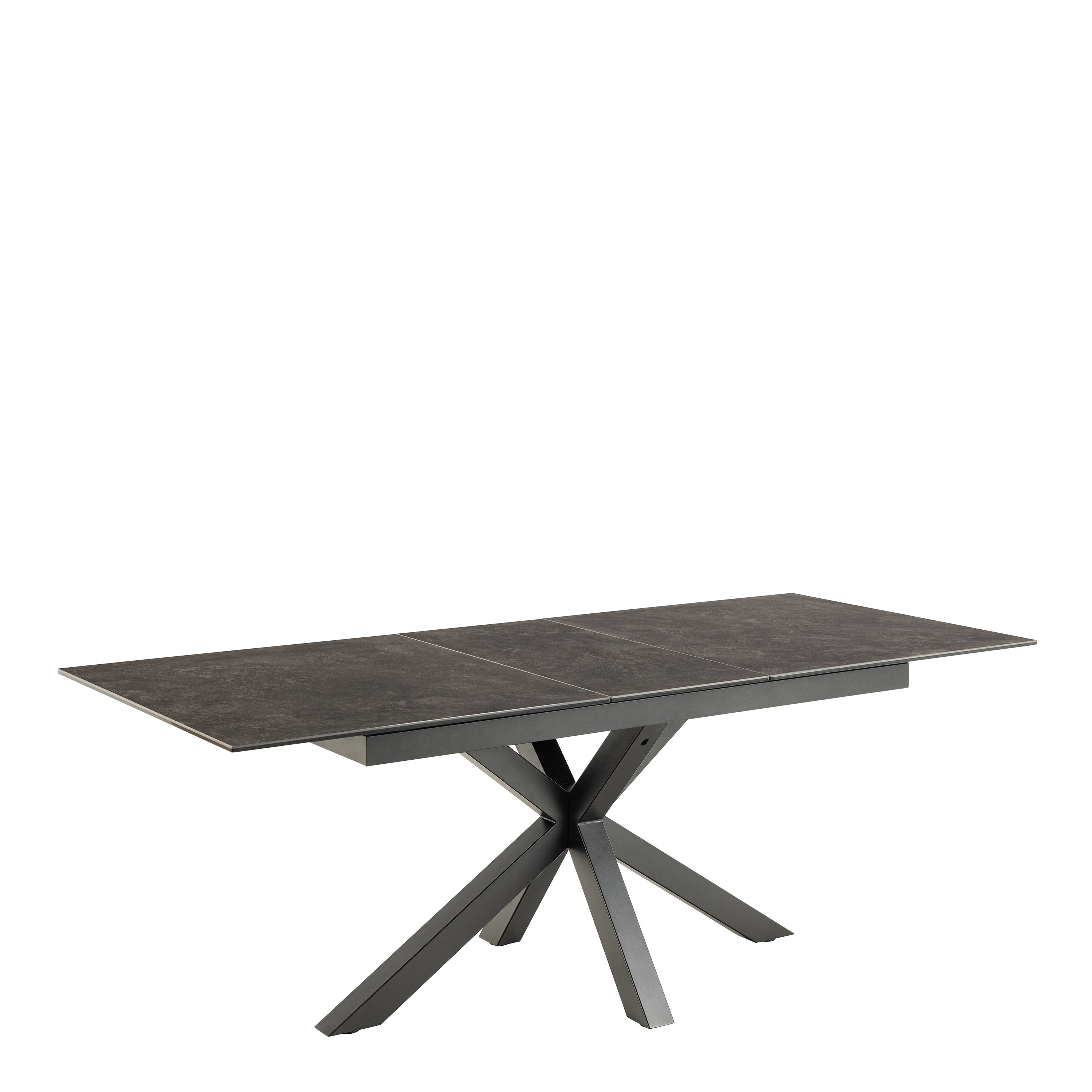 Heaven Extendable Dining Table with Ceramic Black Top 168cm – FTG, view 3