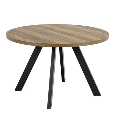 Zalida Round Dining Table in Oak – FTG