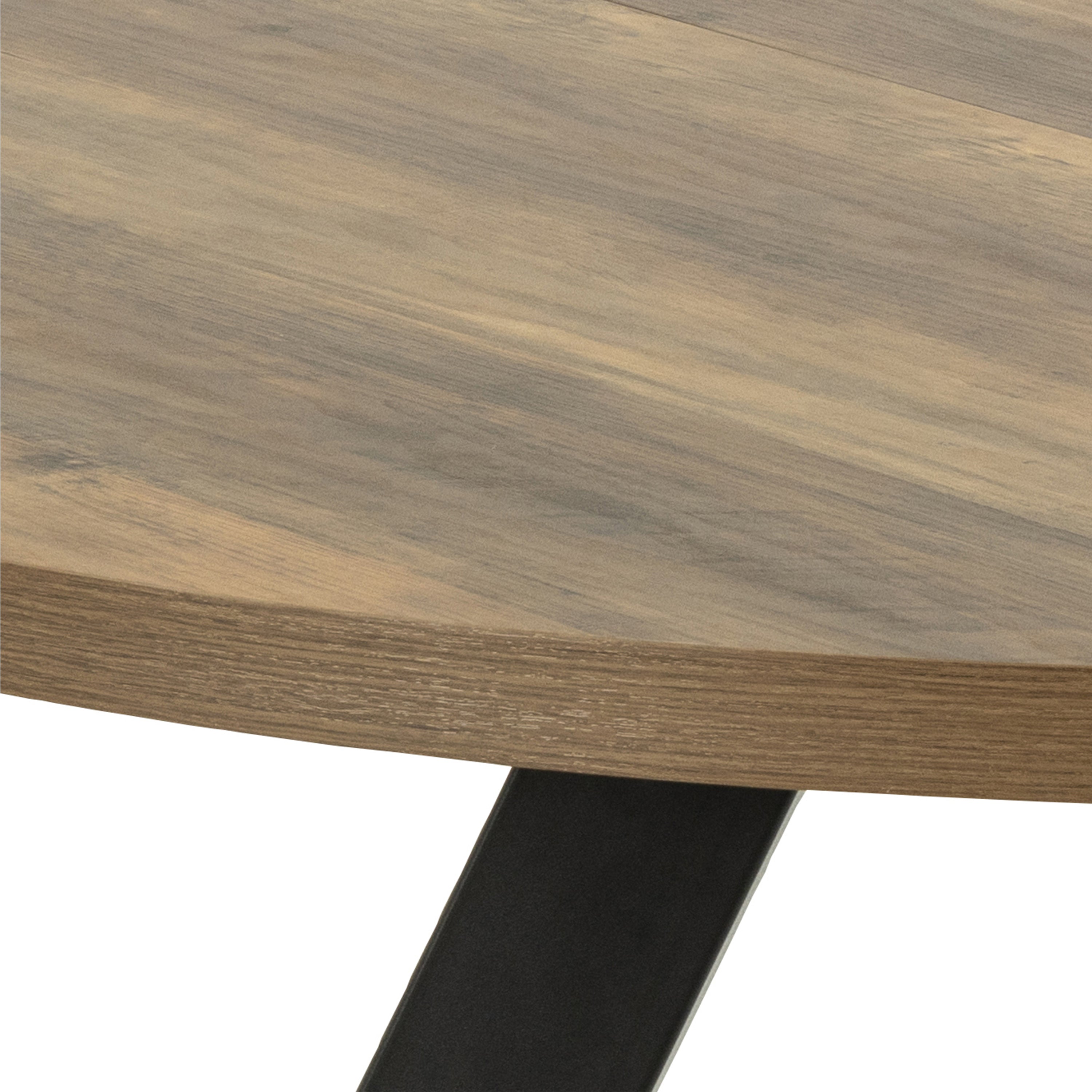 Zalida Round Dining Table in Oak – FTG, view 5