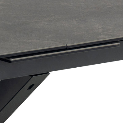 Heaven Extendable Dining Table with Ceramic Black Top 200cm – FTG, view 8