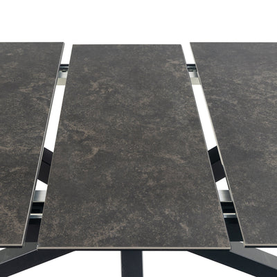 Heaven Extendable Dining Table with Ceramic Black Top 200cm – FTG, view 9