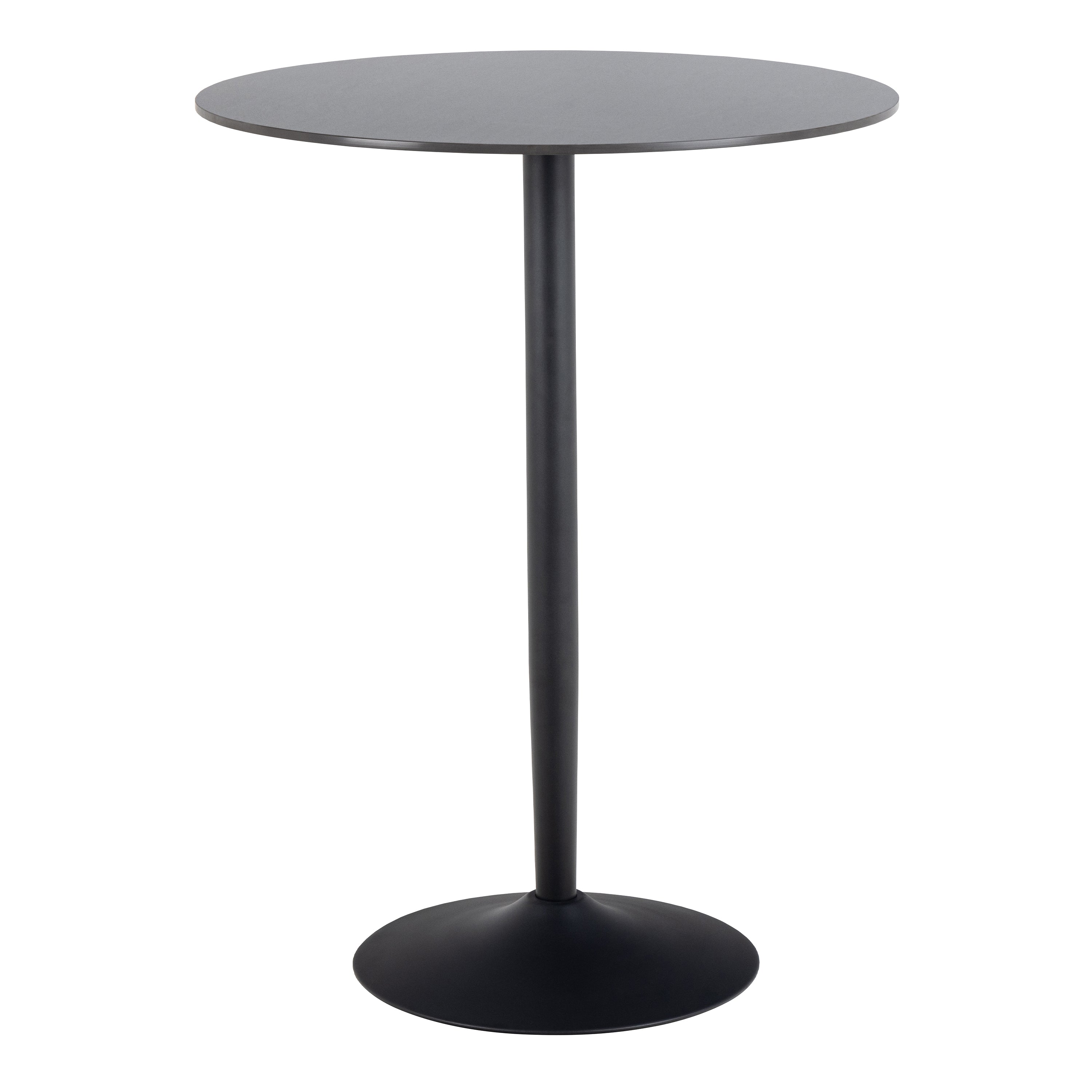 Malta Ceramic Round Bar Table in Matt Black – FTG
