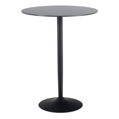 Malta Ceramic Round Bar Table in Matt Black – FTG