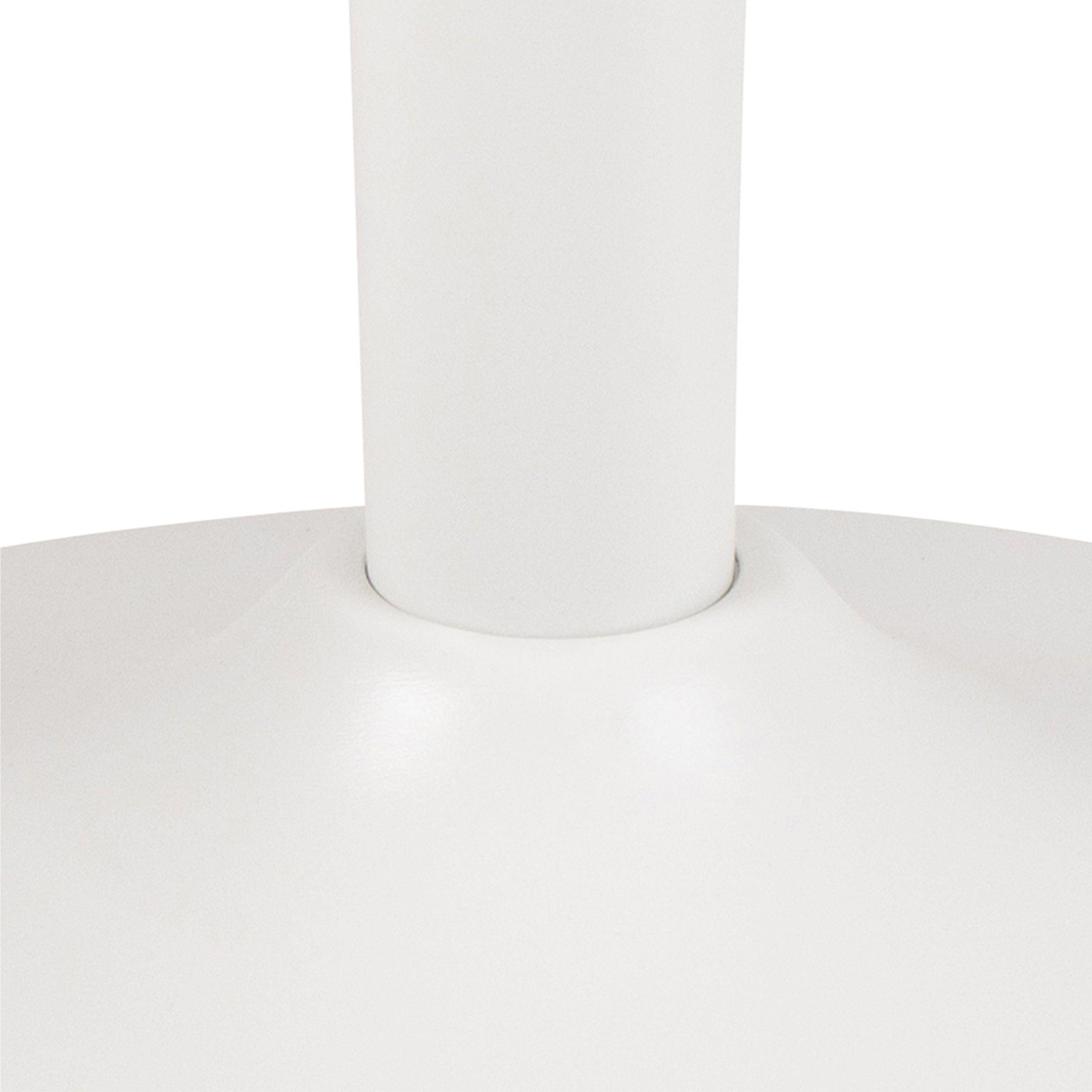 Malta Ceramic Round Coffee Table in White 60x45cm – FTG, view 5