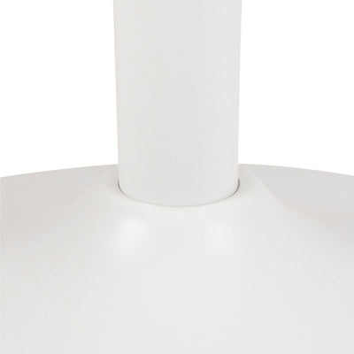 Malta Ceramic Round Coffee Table in White 60x45cm – FTG, view 5
