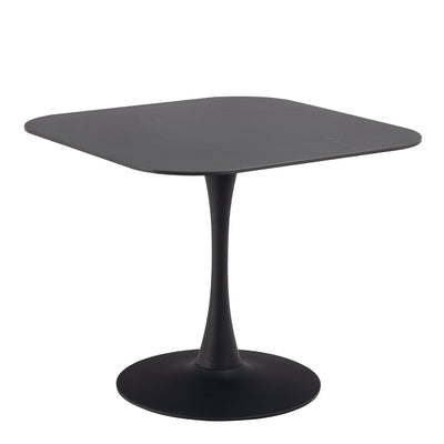 Malta Ceramic Square Dining Table Black – FTG