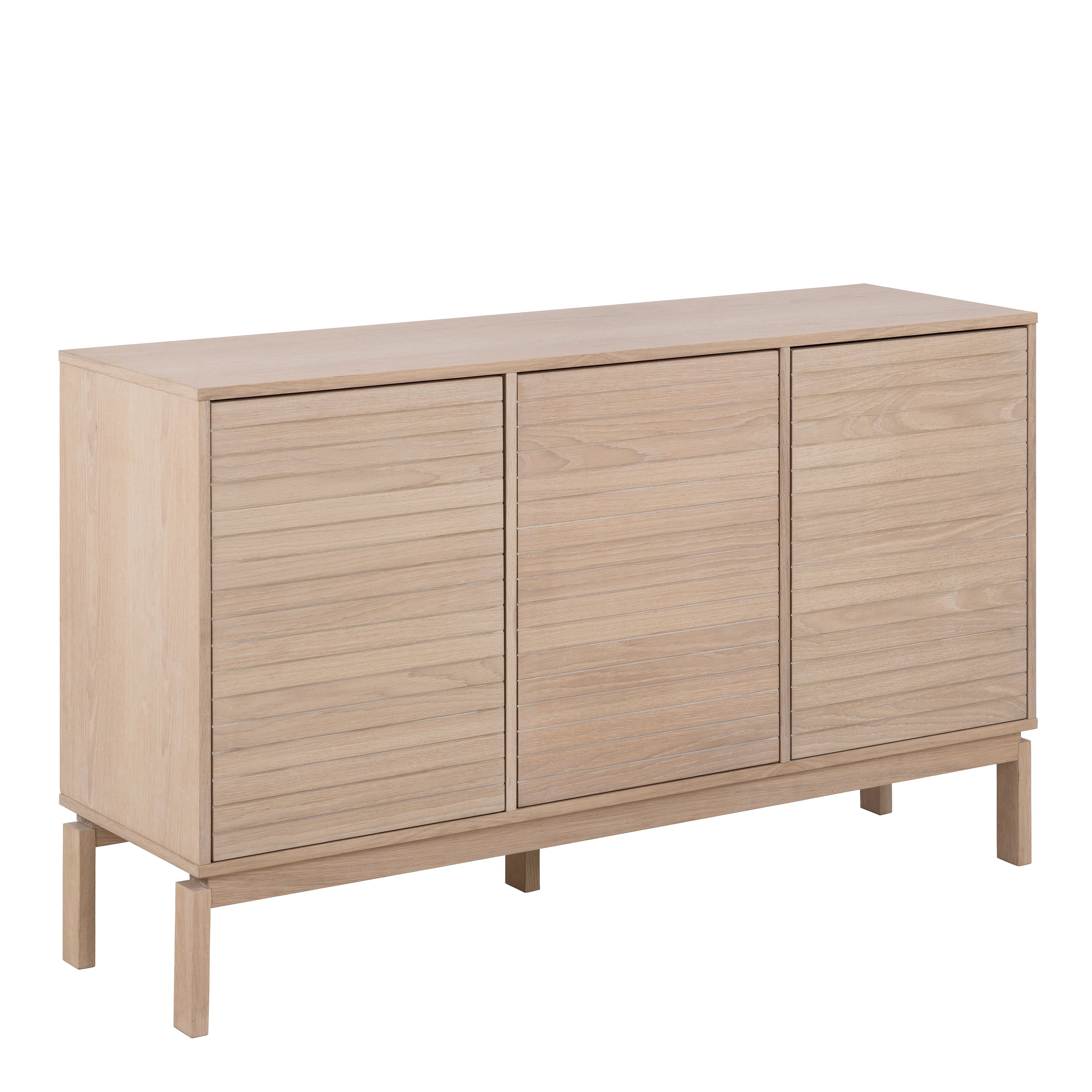 Linley 3 Door Sideboard in White Oak – FTG